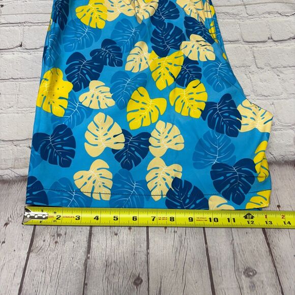 NWT Capelle Men Collin Aqua Swim Trunks Shorts Size XXL 2XL Floral C006 -23 - Picture 7 of 16